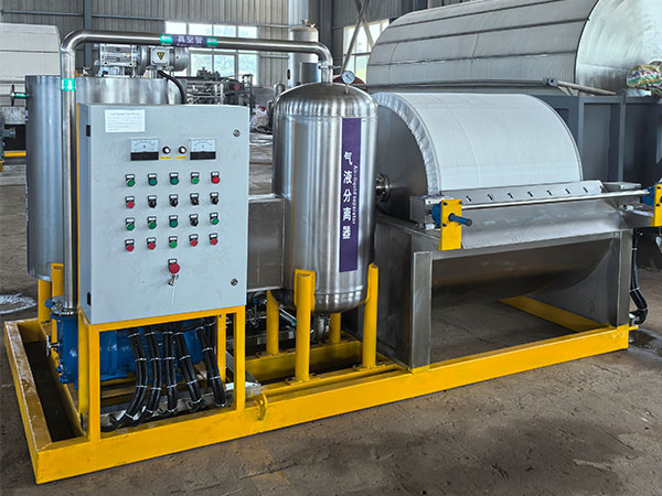 Вакуумный роторный барабанный фильтр