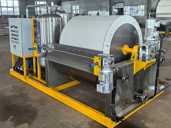 Вакуумный роторный барабанный фильтр